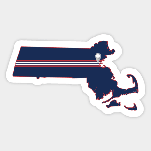 Boston Baseball Sticker